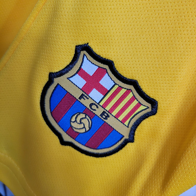 Kit Infantil Barcelona 23/24 - Amarelo