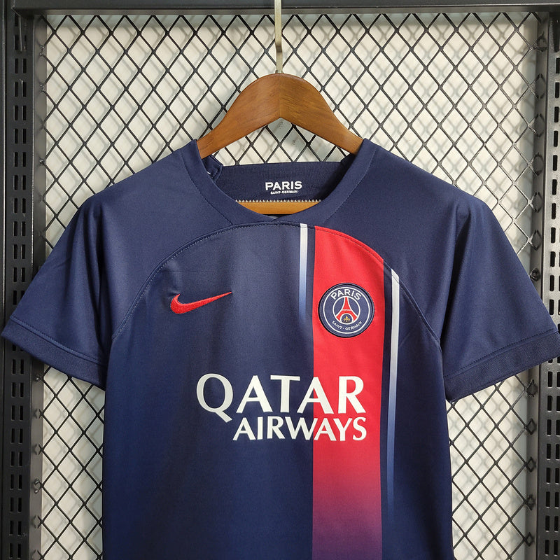 Kit Infantil PSG - Home 23/24 - Azul