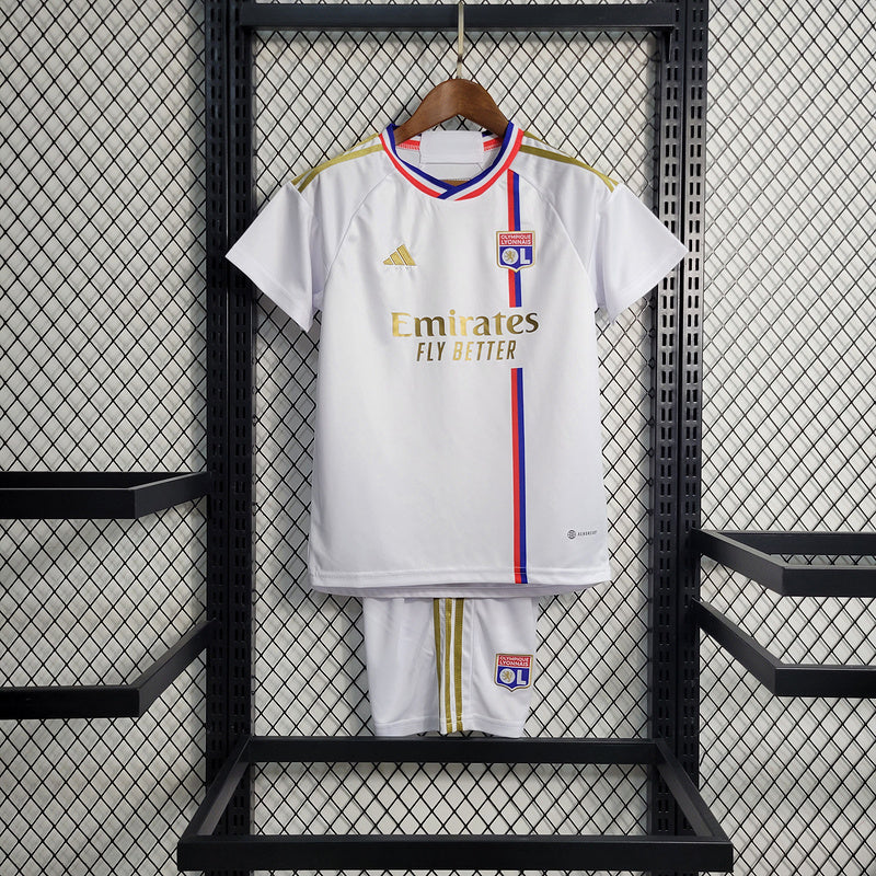 Kit Infantil Lyon 23/24 - Branco