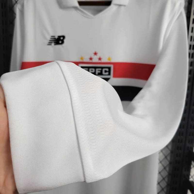 Camisa 24∕25 Manga longa São Paulo Branco