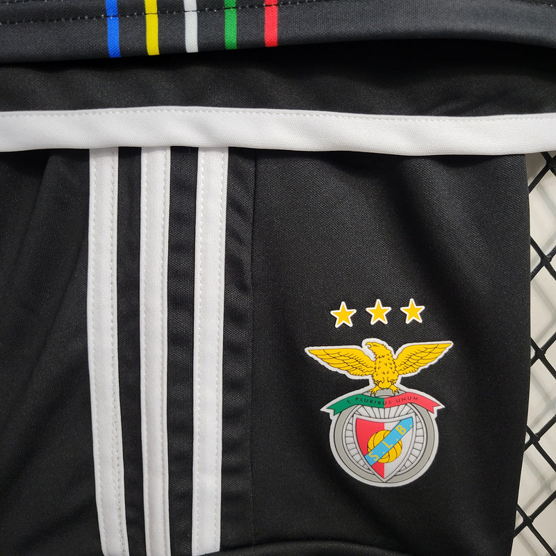 Kit Infantil Benfica Away 23/24 - Preto